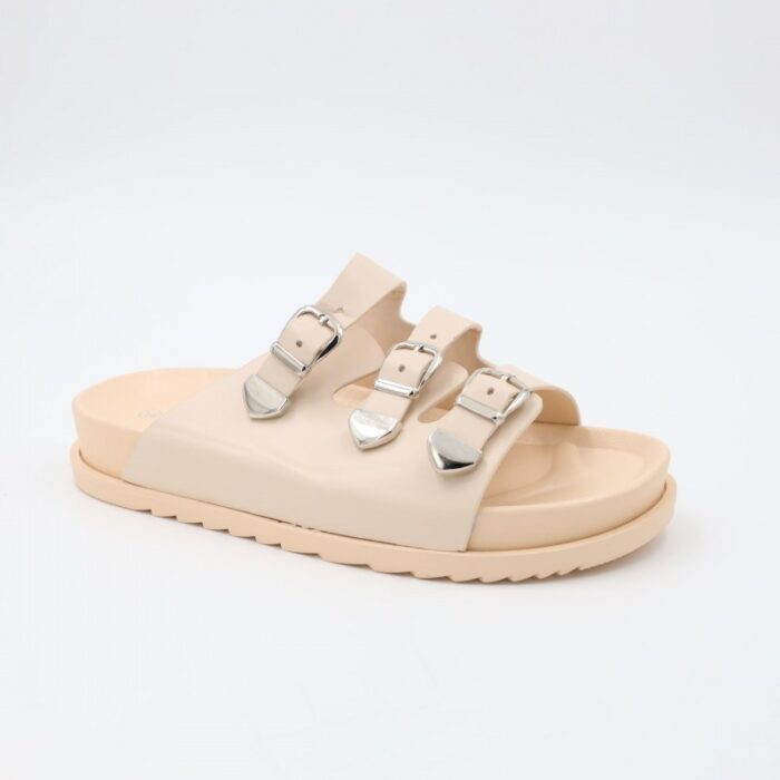 ⁦شبشب ستاتي كاجوال للنساء لون بيج⁩ - الصورة ⁦6⁩