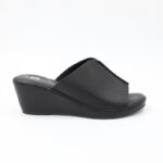 ⁦كندرة ستاتية مريحة نعل مرتفع لون أسود⁩ - الصورة ⁦4⁩