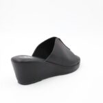 ⁦كندرة ستاتية مريحة نعل مرتفع لون أسود⁩ - الصورة ⁦5⁩