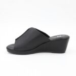 ⁦كندرة ستاتية مريحة نعل مرتفع لون أسود⁩ - الصورة ⁦6⁩