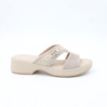 ⁦كندرة ستاتية مريحة نعل مرتفع لون بيج⁩ - الصورة ⁦4⁩