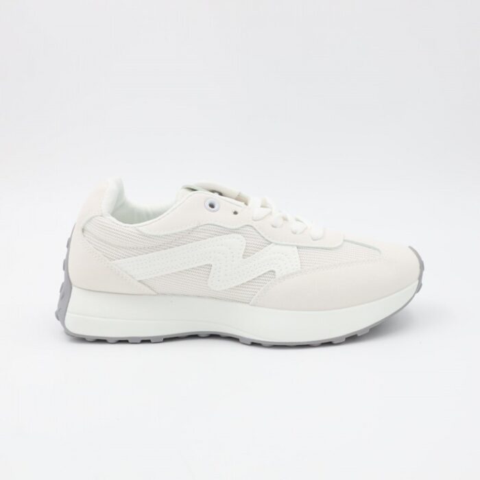 ⁦بوت رياضي ستاتي لون أبيض⁩ - الصورة ⁦3⁩