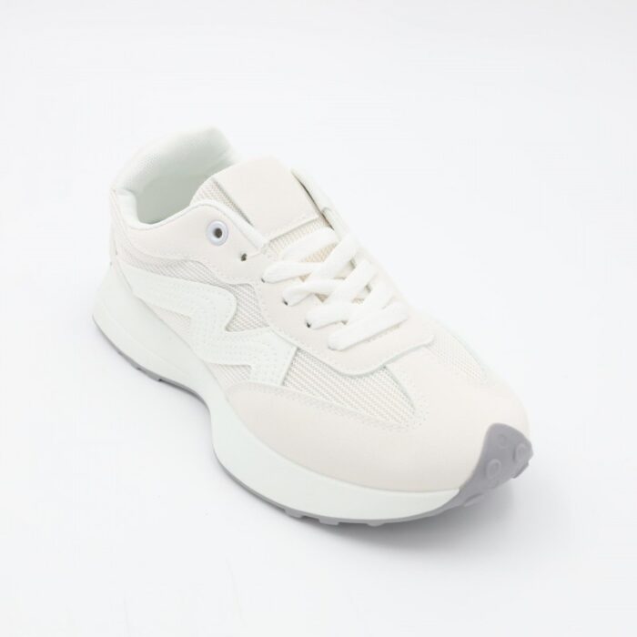 ⁦بوت رياضي ستاتي لون أبيض⁩ - الصورة ⁦7⁩