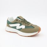 ⁦بوت رياضي ستاتي لون زيتي⁩ - الصورة ⁦2⁩