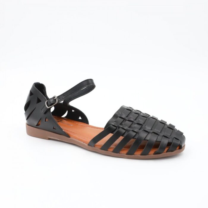 ⁦صندل ستاتي لون اسود⁩ - الصورة ⁦4⁩