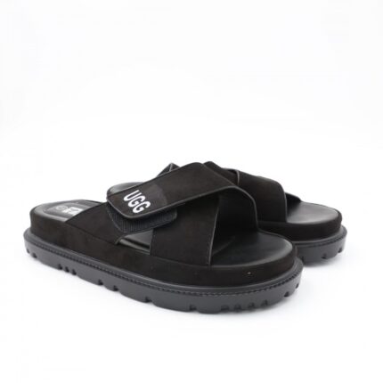 شبشب ستاتي عالي للنساء لون أسود