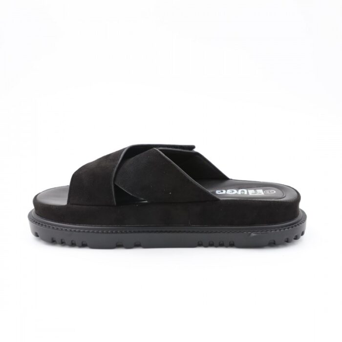 ⁦شبشب ستاتي عالي للنساء لون أسود⁩ - الصورة ⁦4⁩