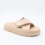 ⁦شبشب ستاتي عالي للنساء لون بيج⁩ - الصورة ⁦2⁩