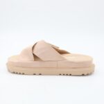 ⁦شبشب ستاتي عالي للنساء لون بيج⁩ - الصورة ⁦4⁩