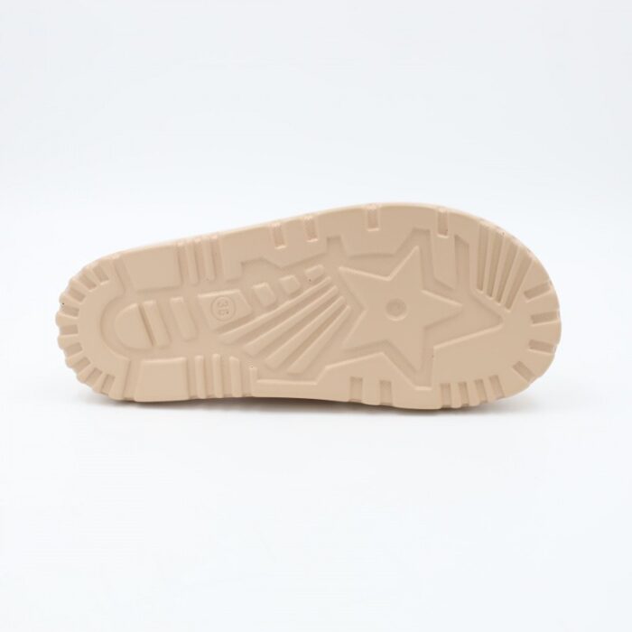 ⁦شبشب ستاتي عالي للنساء لون بيج⁩ - الصورة ⁦5⁩