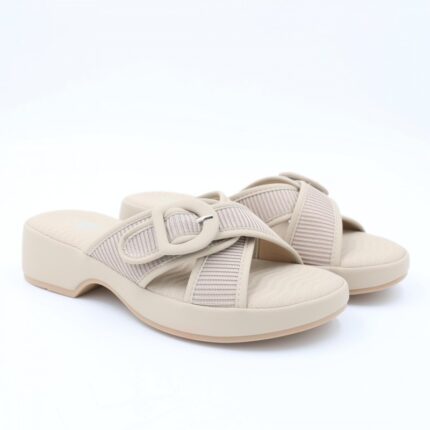 شبشب ستاتي للنساء لون بيج