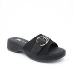 شبشب ستاتي للنساء لون اسود