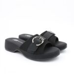 ⁦شبشب ستاتي للنساء لون اسود⁩ - الصورة ⁦5⁩