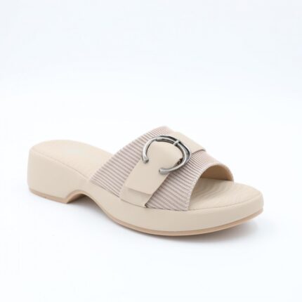 شبشب ستاتي للنساء لون بيج