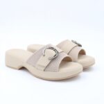 ⁦شبشب ستاتي للنساء لون بيج⁩ - الصورة ⁦5⁩