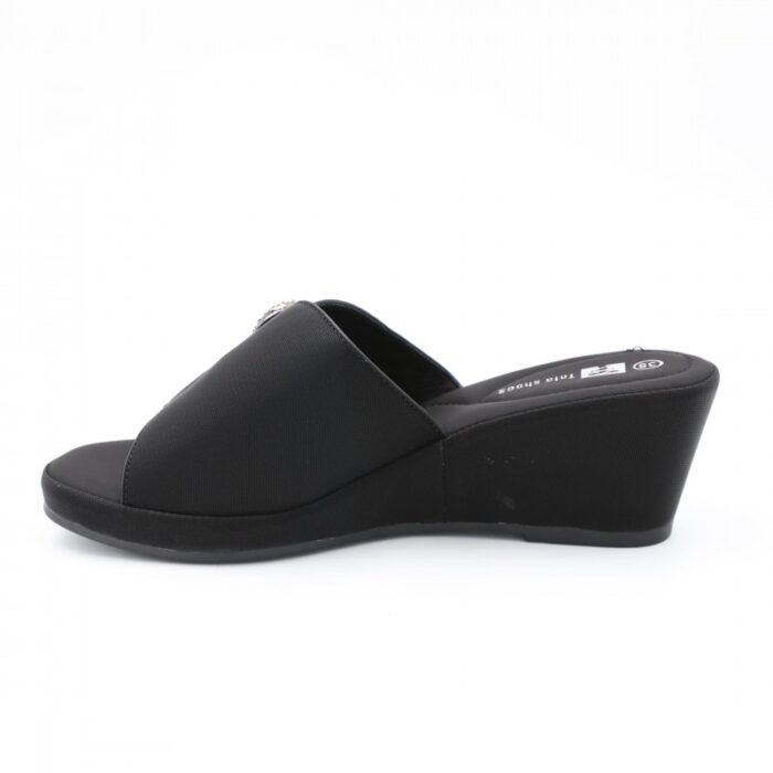 ⁦شبشب ستاتي للنساء لون اسود⁩ - الصورة ⁦3⁩