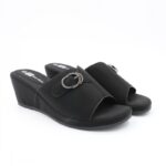 ⁦شبشب ستاتي للنساء لون اسود⁩ - الصورة ⁦5⁩