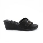 ⁦شبشب ستاتي للنساء لون اسود⁩ - الصورة ⁦2⁩