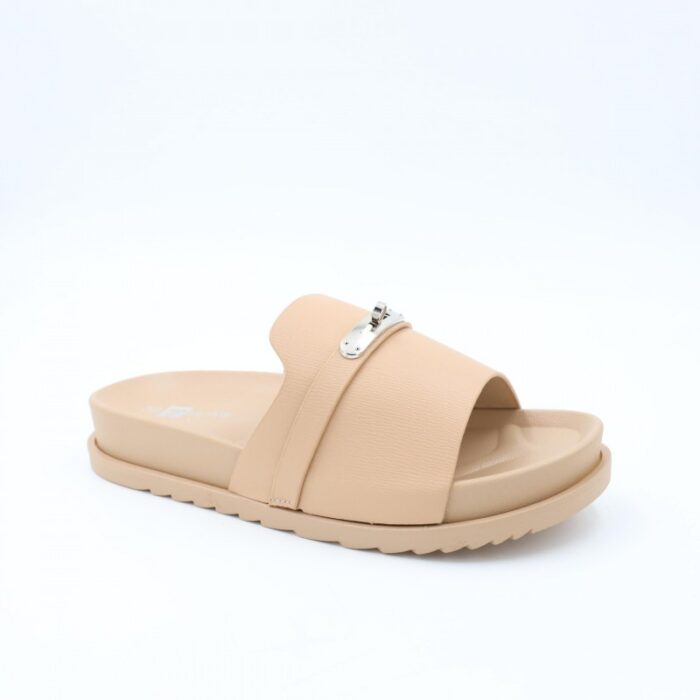 ⁦شبشب ستاتي للنساء لون بيج⁩ - الصورة ⁦4⁩