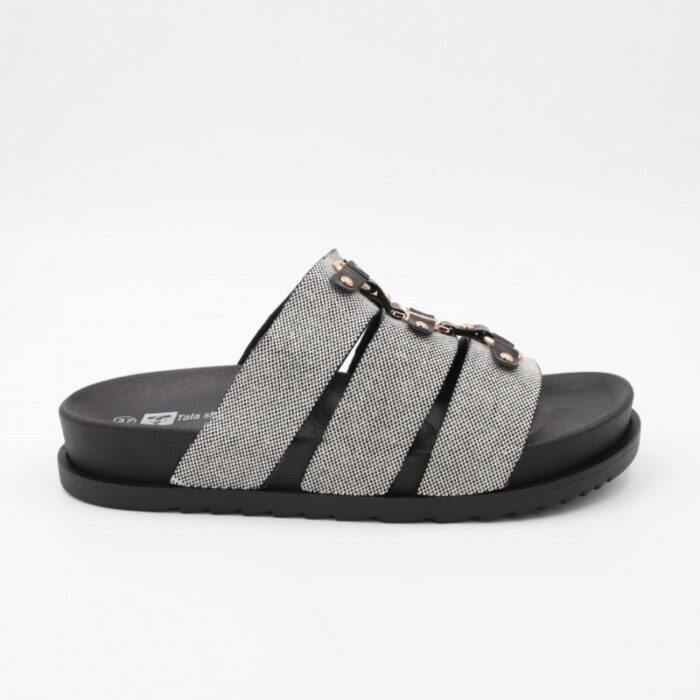 ⁦شبشب ستاتي كاجوال للنساء لون أسود⁩ - الصورة ⁦2⁩