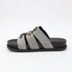 ⁦شبشب ستاتي كاجوال للنساء لون أسود⁩ - الصورة ⁦3⁩