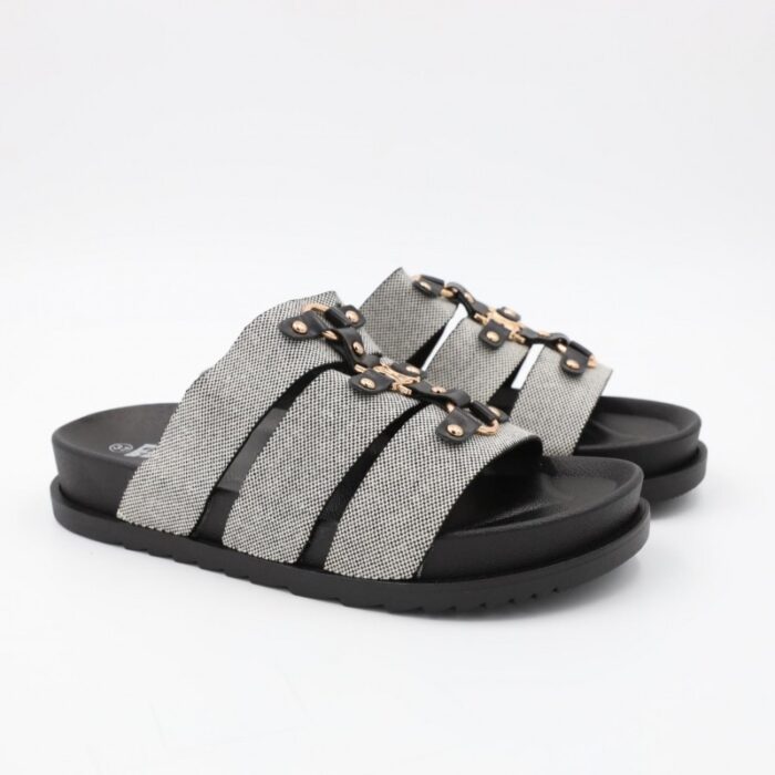 ⁦شبشب ستاتي كاجوال للنساء لون أسود⁩ - الصورة ⁦5⁩