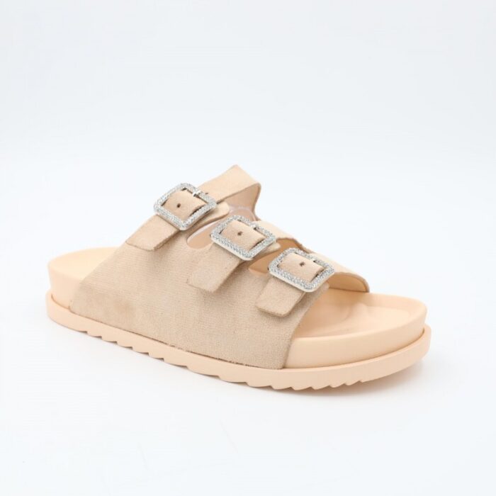 ⁦شبشب ستاتي للنساء لون بيج⁩ - الصورة ⁦2⁩