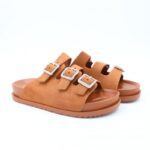 شبشب ستاتي كاجوال للنساء لون عسلي