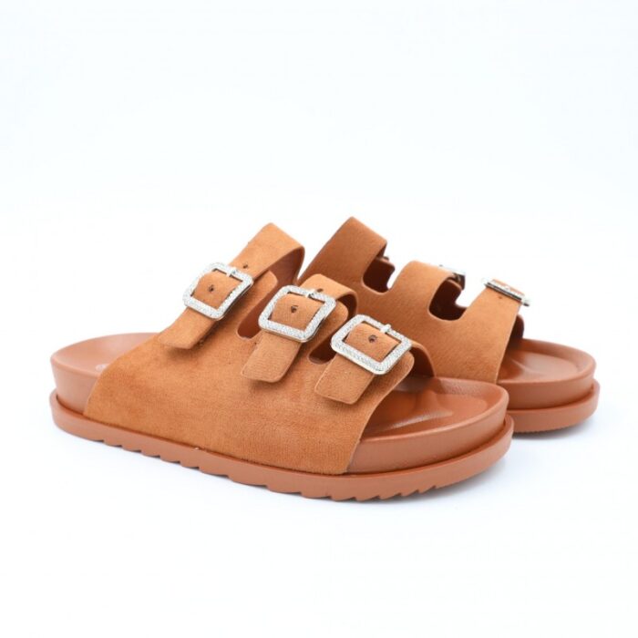 103385754_686c22ab902e8 شبشب ستاتي كاجوال للنساء لون عسلي - الصورة 1