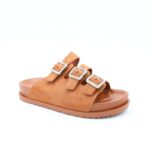 ⁦شبشب ستاتي كاجوال للنساء لون عسلي⁩ - الصورة ⁦2⁩