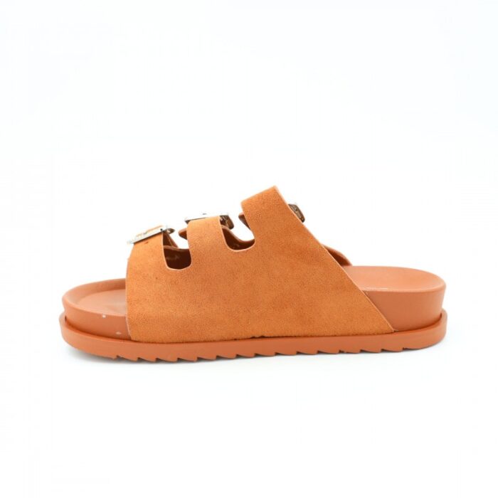 ⁦شبشب ستاتي كاجوال للنساء لون عسلي⁩ - الصورة ⁦4⁩