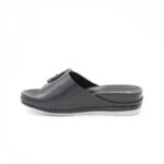 ⁦كندرة ستاتي جلد للنساء لون أسود⁩ - الصورة ⁦5⁩