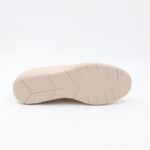 ⁦كندرة ستاتي جلد بحزام مطاطي للنساء لون بيج⁩ - الصورة ⁦5⁩