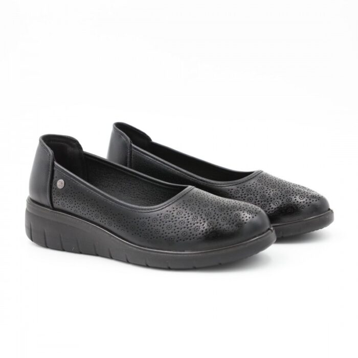 103385759_686c22b32d8df كندرة ستاتي جلد للنساء لون أسود - الصورة 1