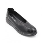 ⁦كندرة ستاتي جلد للنساء لون أسود⁩ - الصورة ⁦6⁩