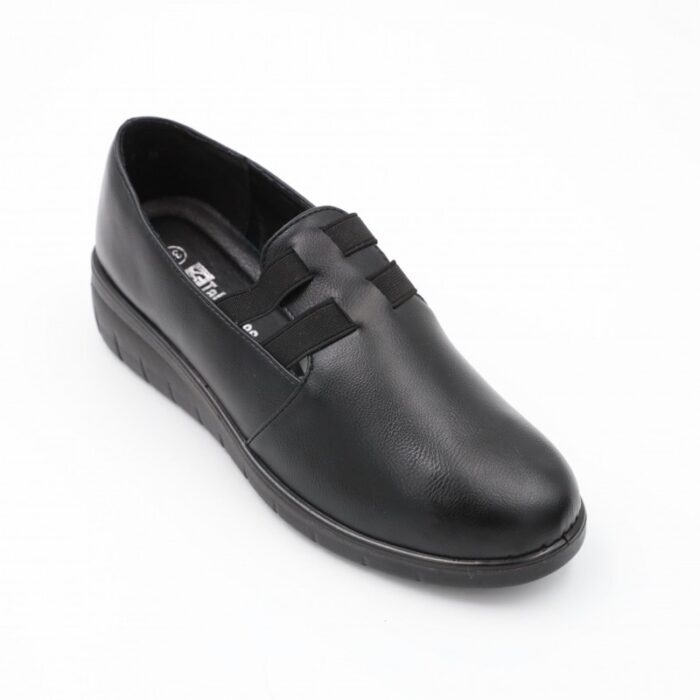 103385760_686c22b4e8d19 كندرة ستاتي جلد للنساء لون أسود - الصورة 1