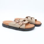 ⁦شبشب ستاتي لون كاكي⁩ - الصورة ⁦5⁩