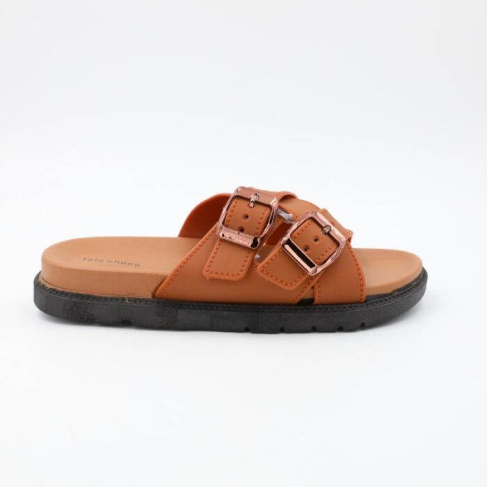 ⁦شبشب ستاتي لون بني⁩ - الصورة ⁦3⁩