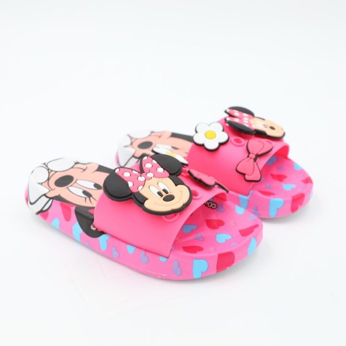 ⁦شبشب بناتي بتصمسم ميني ماوس لون فوشي⁩ - الصورة ⁦2⁩