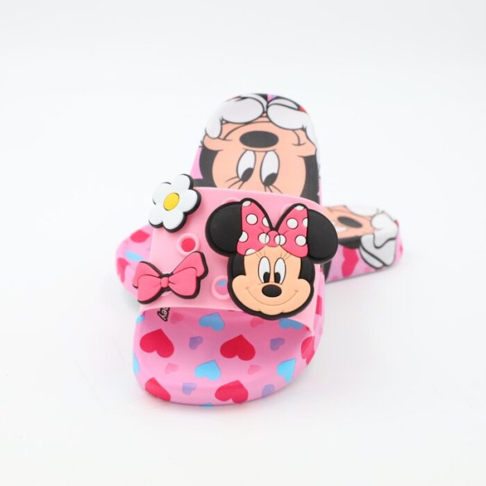 ⁦شبشب بناتي بتصمسم ميني ماوس لون زهري⁩ - الصورة ⁦5⁩