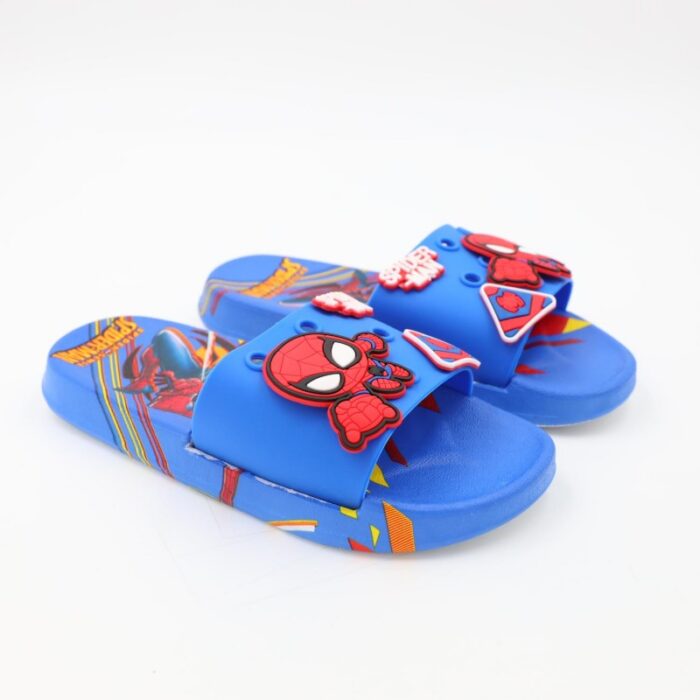 103385793_686c231b36ed0 شبشب ولادي بتصمسم سبايدر مان لون أزرق - الصورة 1