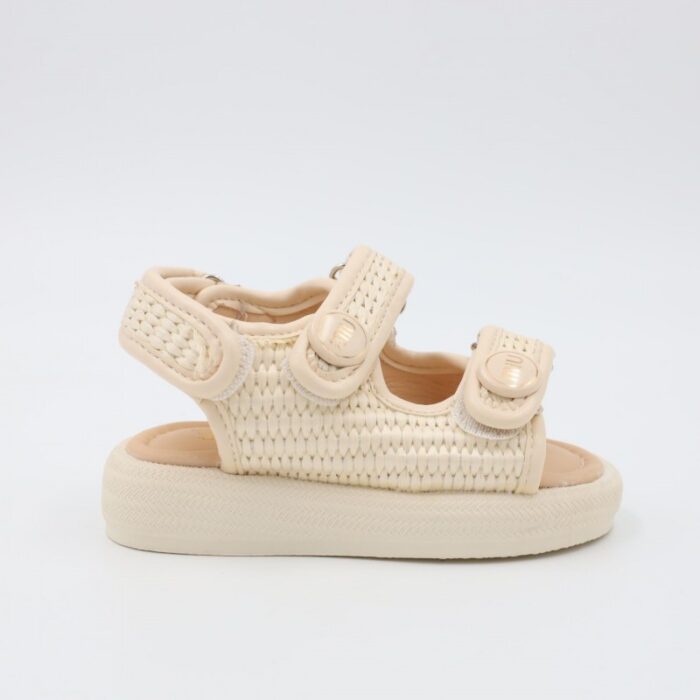 ⁦صندل بناتي للاطفال لون بيج⁩ - الصورة ⁦4⁩