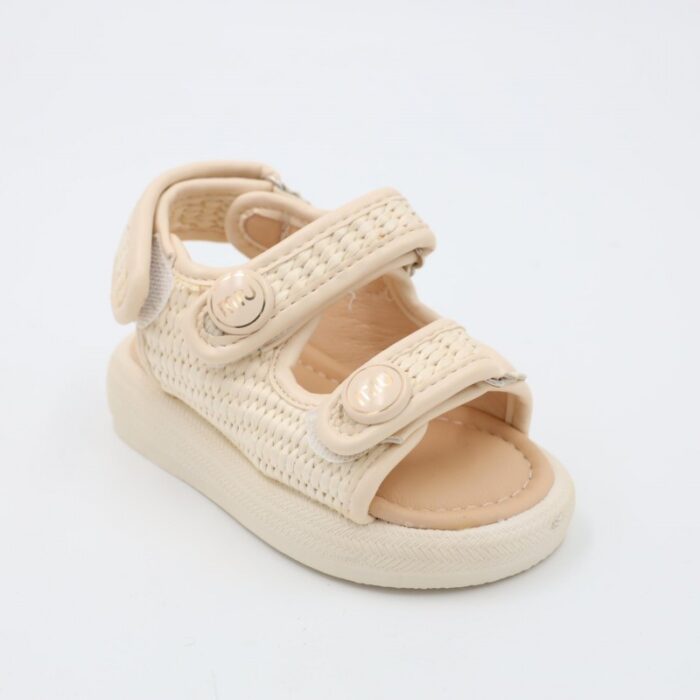 ⁦صندل بناتي للاطفال لون بيج⁩ - الصورة ⁦7⁩