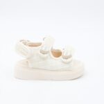 ⁦صندل بناتي للاطفال لون أبيض⁩ - الصورة ⁦3⁩