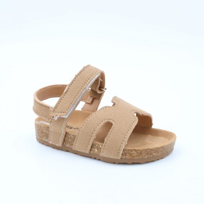 ⁦صندل بناتي لون كاكي⁩ - الصورة ⁦2⁩