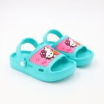 ⁦حذاء بتصميم هالو كيتي للأطفال لون تركواز اخضر⁩ - الصورة ⁦2⁩