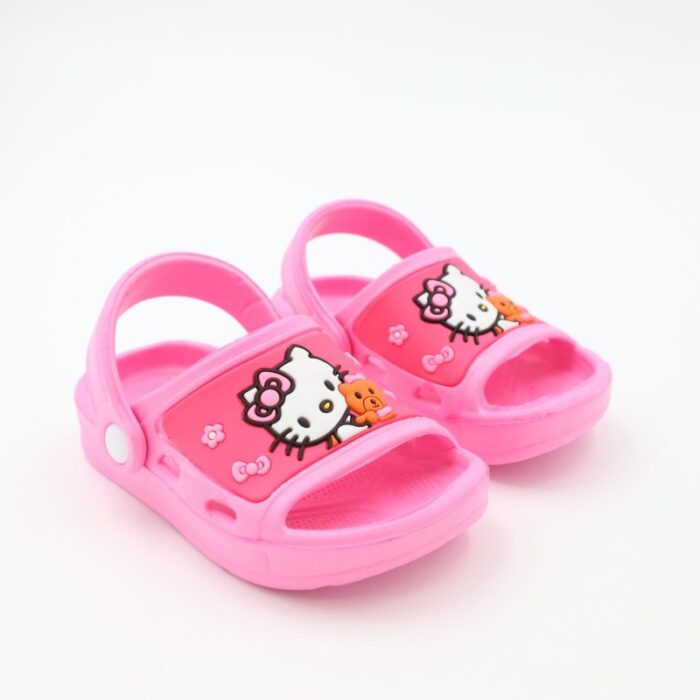 ⁦حذاء بتصميم هالو كيتي للأطفال لون زهري⁩ - الصورة ⁦5⁩