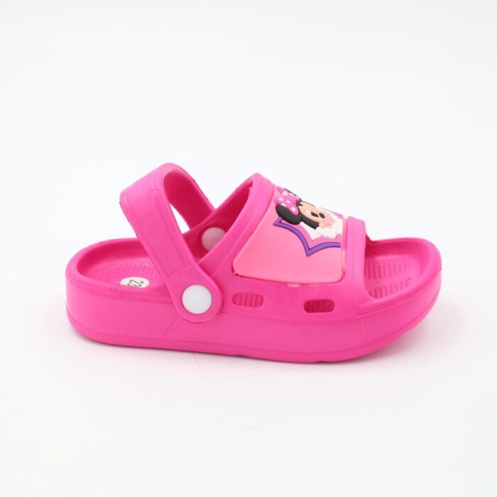 ⁦حذاء بتصميم ميني ماوس للأطفال لون فوشي⁩ - الصورة ⁦2⁩