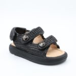 ⁦صندل بناتي للاطفال لون أسود⁩ - الصورة ⁦2⁩