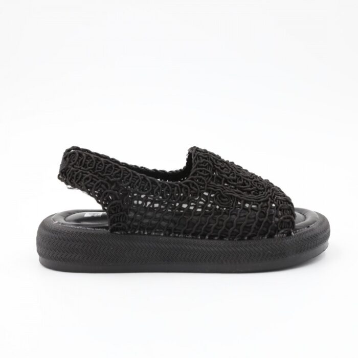 ⁦صندل بناتي لون أسود⁩ - الصورة ⁦2⁩